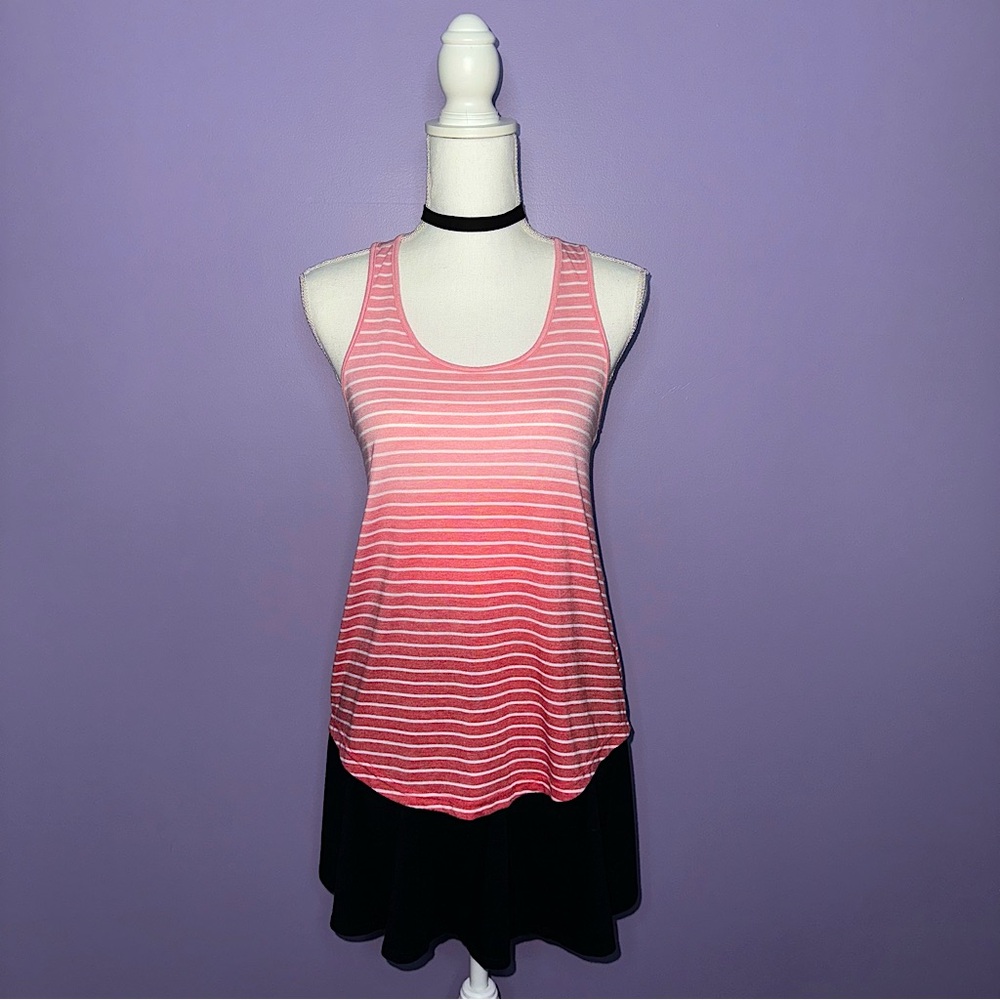 Forever 21 Pink Ombre Striped Tank Top